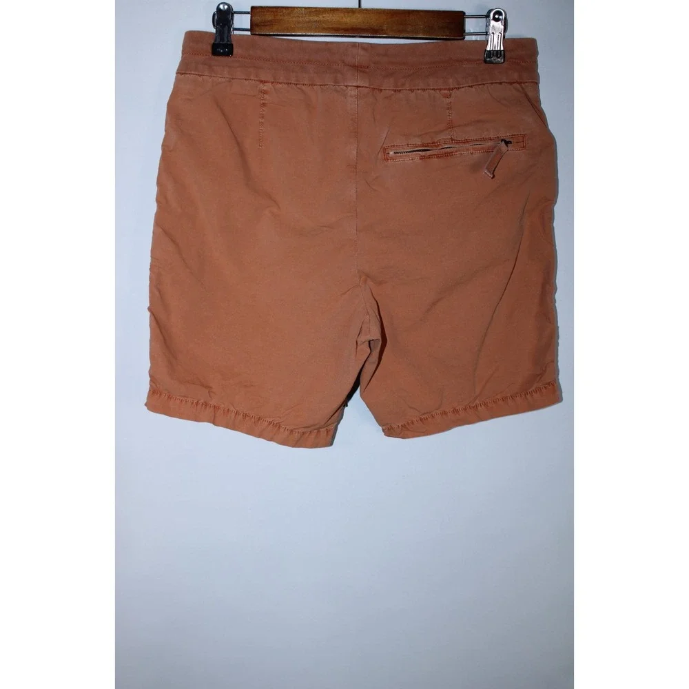 James Perse Men's Size 0/XS Orange Zipper Pocket Shorts - Picture 4 of 8
